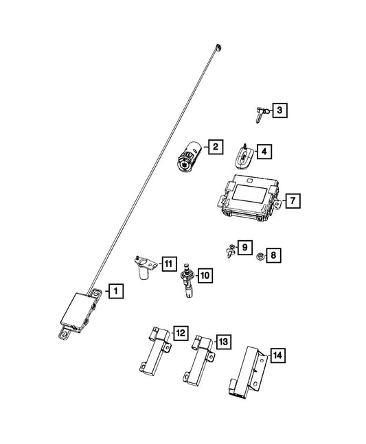 68479442AA Ignition Switch