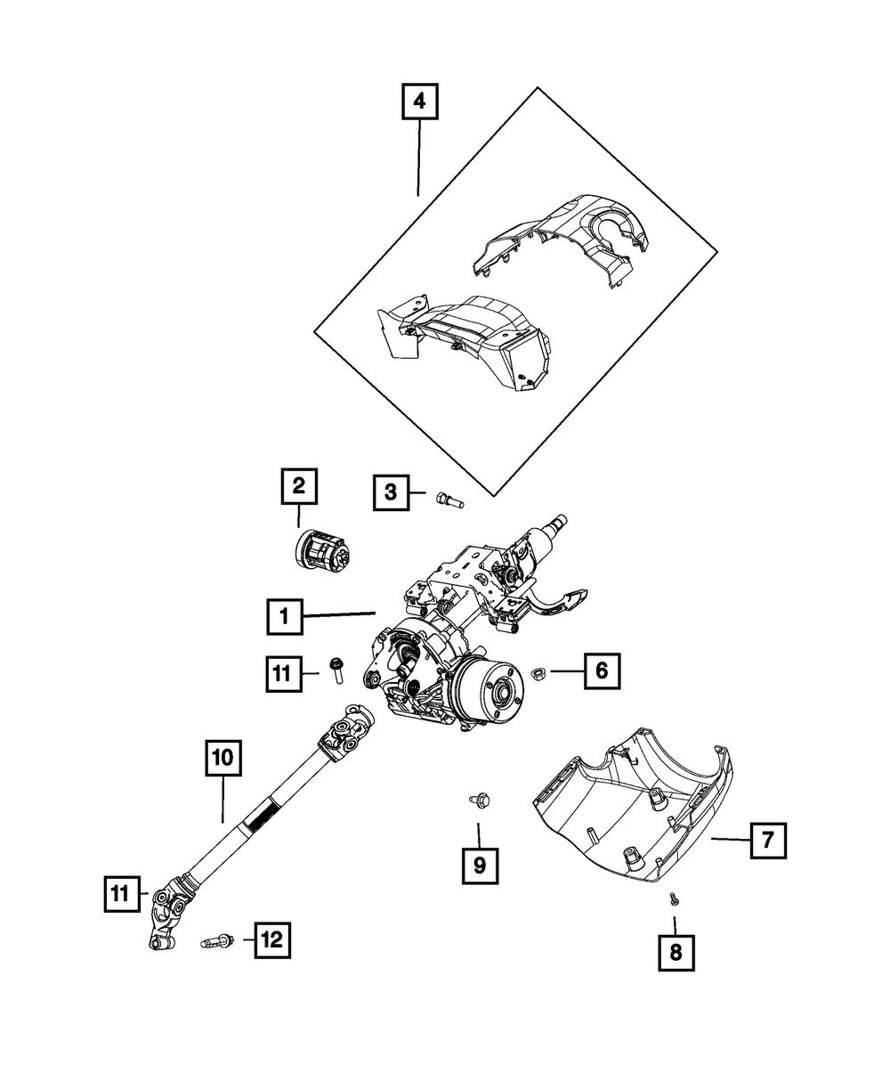 68518663AA Screw - Direct Fit, Sold individually