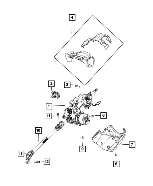 68518663AA Screw - Direct Fit, Sold individually