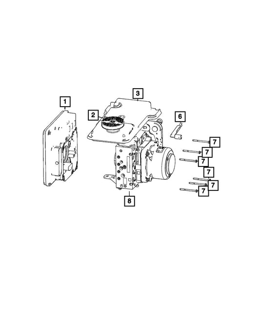 68520337AA Screw - Direct Fit, Sold individually