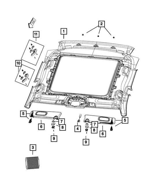 6LL27PS4AB Поручень, Sport Utility