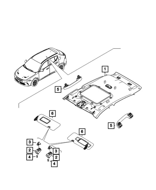 6QK48LXHAA Поручень, Sport Utility