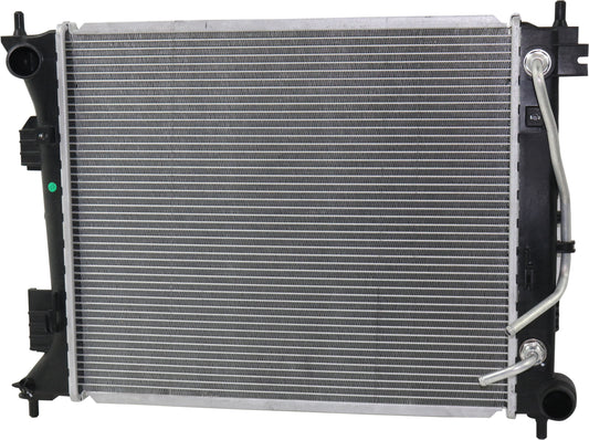 Радиатор, двигатель 1,6 л, автоматическая коробка передач, с турбонаддувом, алюминиевый сердечник, пластиковый бак