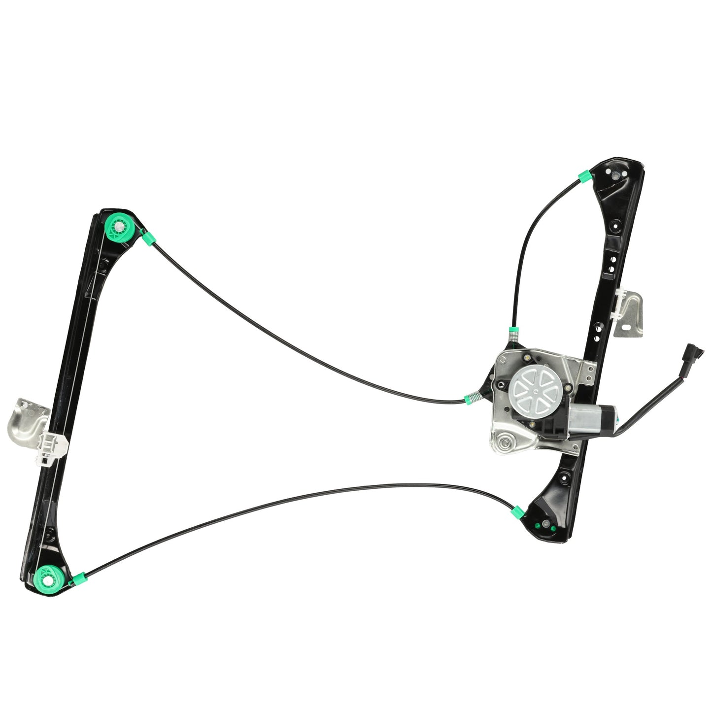 Coupe Front, Passenger Side Power Window Regulator, With Motor