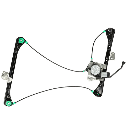 Coupe Front, Passenger Side Power Window Regulator, With Motor