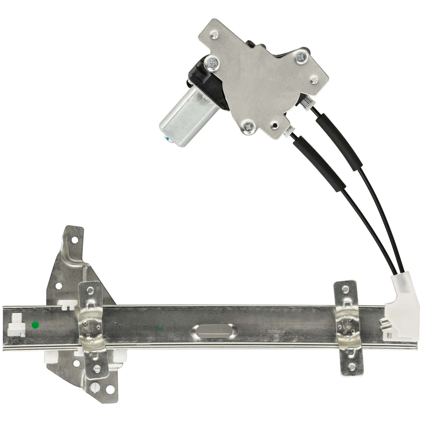 Rear, Passenger Side Power Window Regulator, With Motor