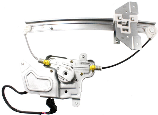 Sedan Rear, Passenger Side Power Window Regulator, With Motor
