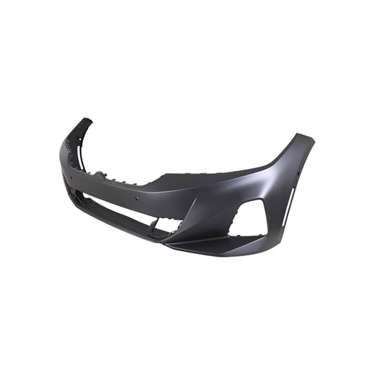 Накладка на передний бампер, грунтованная, для моделей с датчиком контроля расстояния при парковке и системой помощи при парковке, без пакета M Sport, сертифицирована CAPA