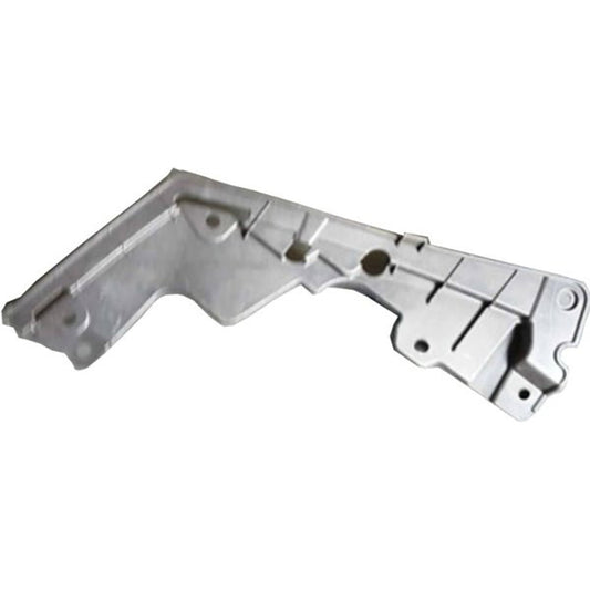 Front, Driver Side, Outer Valance, Black, CAPA Certified