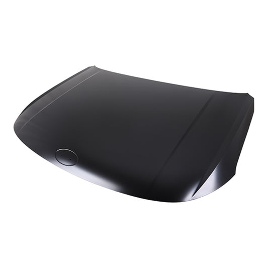Factory Style Hood Aluminum Black, CAPA CERTIFIED