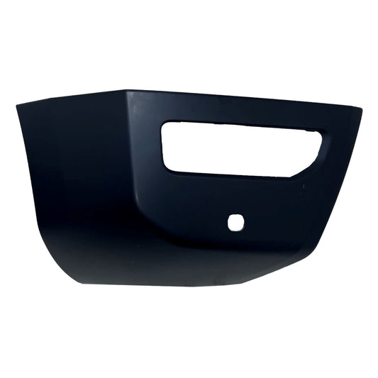 Front, Passenger Side Bumper End, Primed Plastic