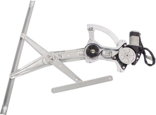 Coupe Front, Passenger Side Power Window Regulator, With Motor