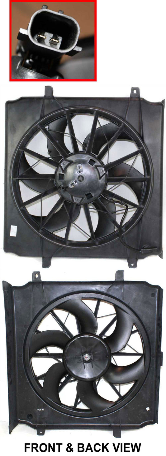 , 2.4L, 4Cyl, Single fan