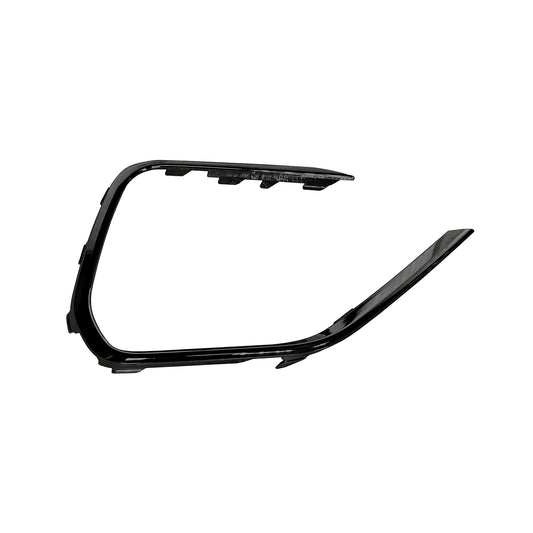 Front, Passenger Side Bumper Trim, Gloss Black