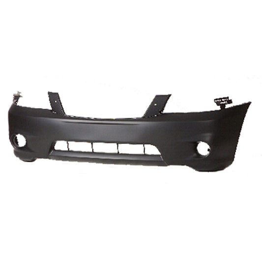 Front Primed Bumper Cover, With Fog Light Holes, Without Parking Aid Sensor Holes, CAPA CERTIFIED