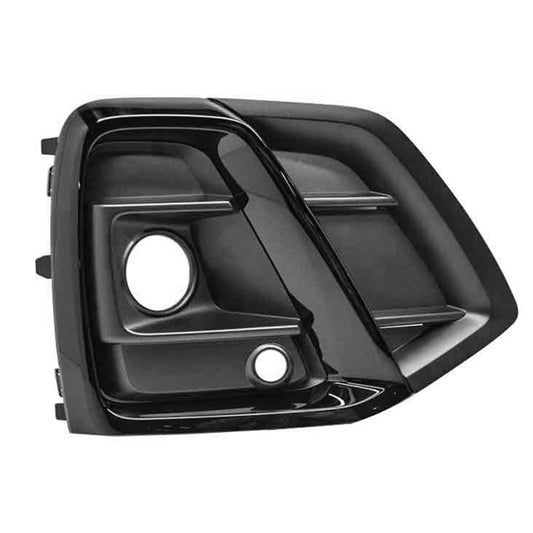 Front, Passenger Side Bumper Grille, Textured Black