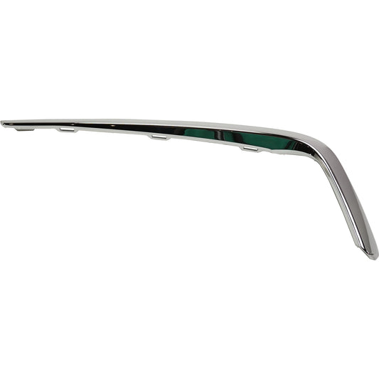 Front, Driver Side Bumper Trim, Chrome, CAPA Certified