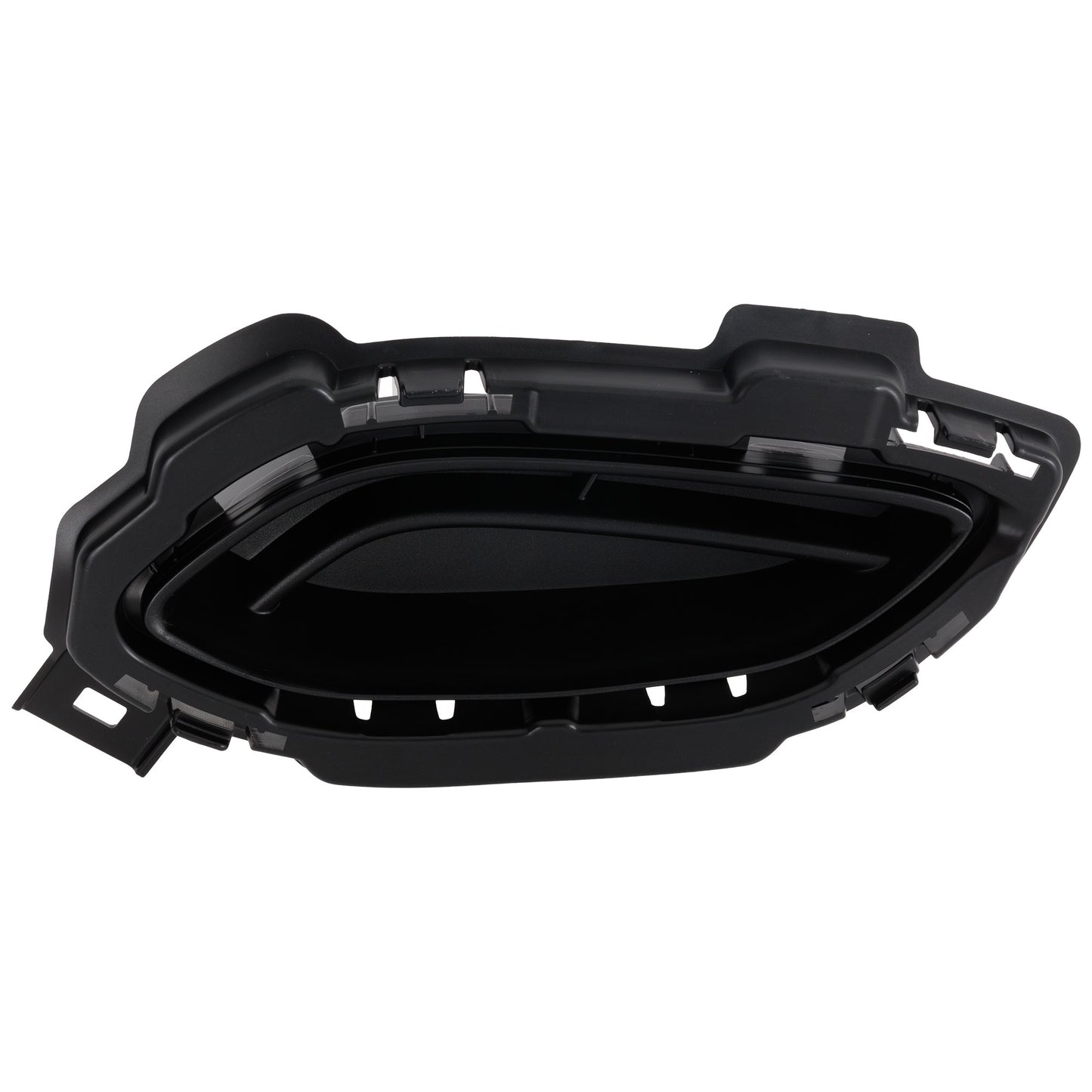 Front, Passenger Side Fog Light Trim, Textured Black