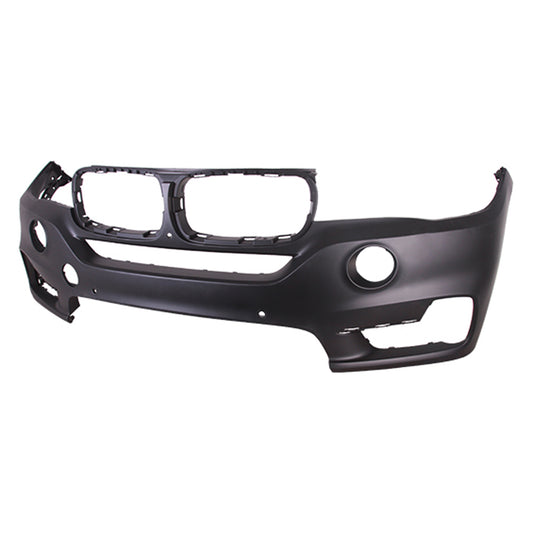 Front Primed Bumper Cover, For Models With Surround View, Night Vision, For Models Without Park Assistant, Park Distance Control, Headlights Washer, M Aerodynamics Package