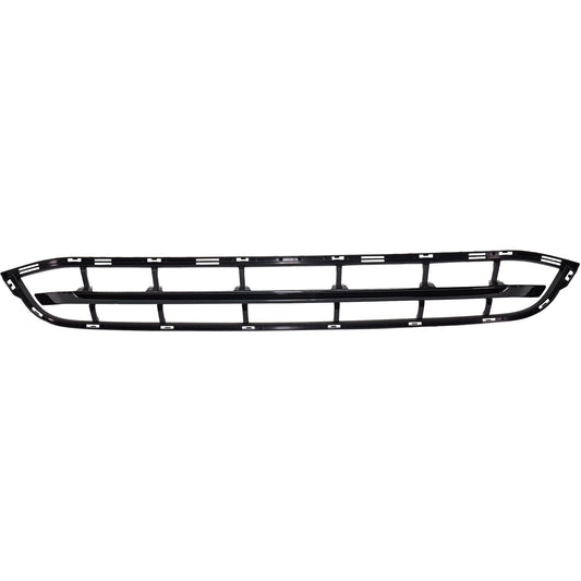 Решетка радиатора переднего центрального бампера, черная