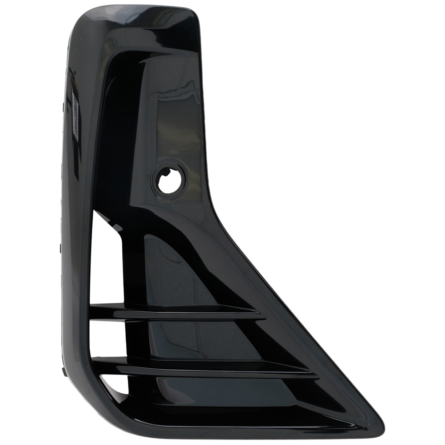 Front, Passenger Side Bumper Grille, Gloss Black