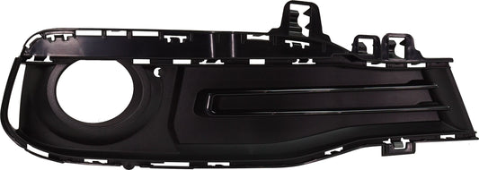 Front, Passenger Side Bumper Grille, Textured Black, Base Model