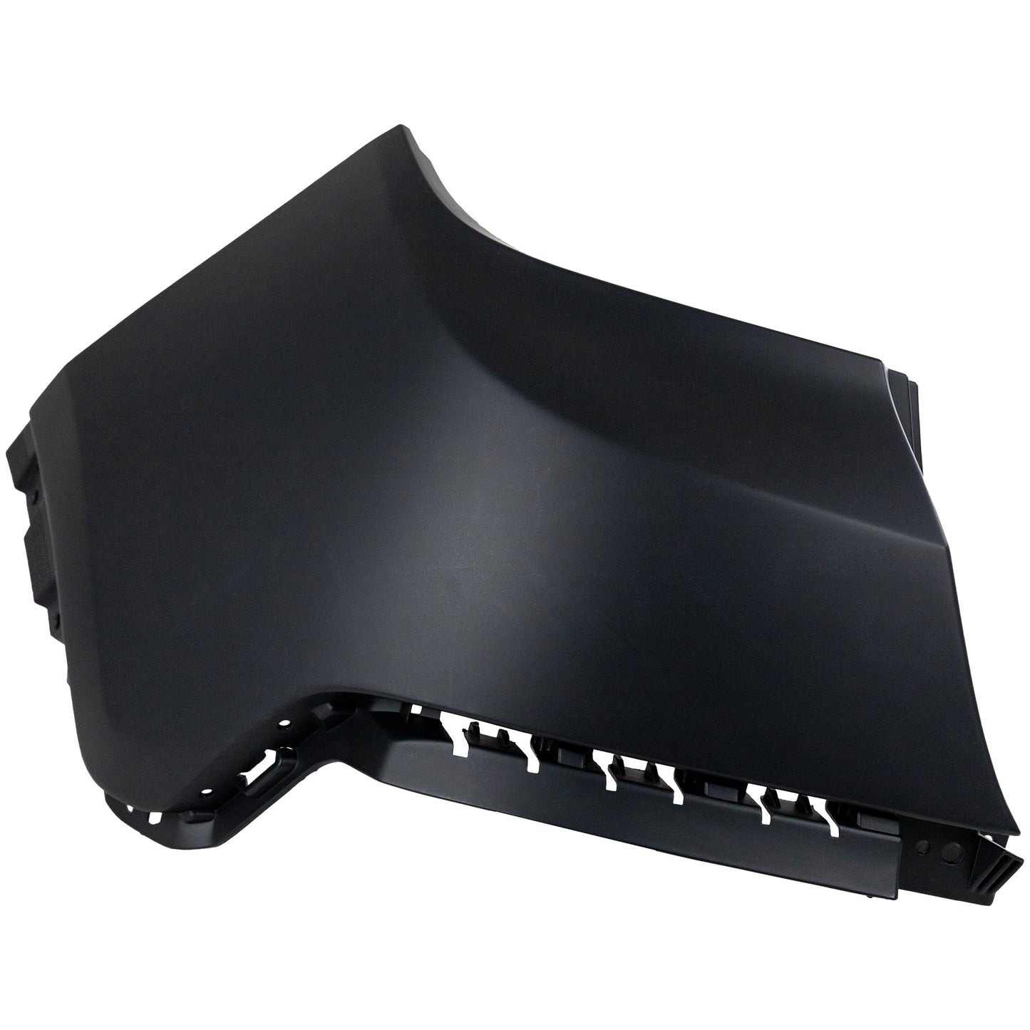 Задний бампер со стороны водителя, грунтованный пластик, сертифицированный CAPA