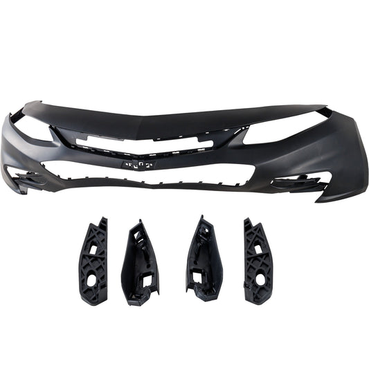 Front Primed Bumper Cover, For Models Without Adaptive Cruise Control, CAPA CERTIFIED