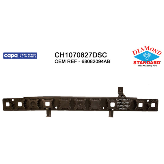 Front Bumper Absorber CAPA Certified