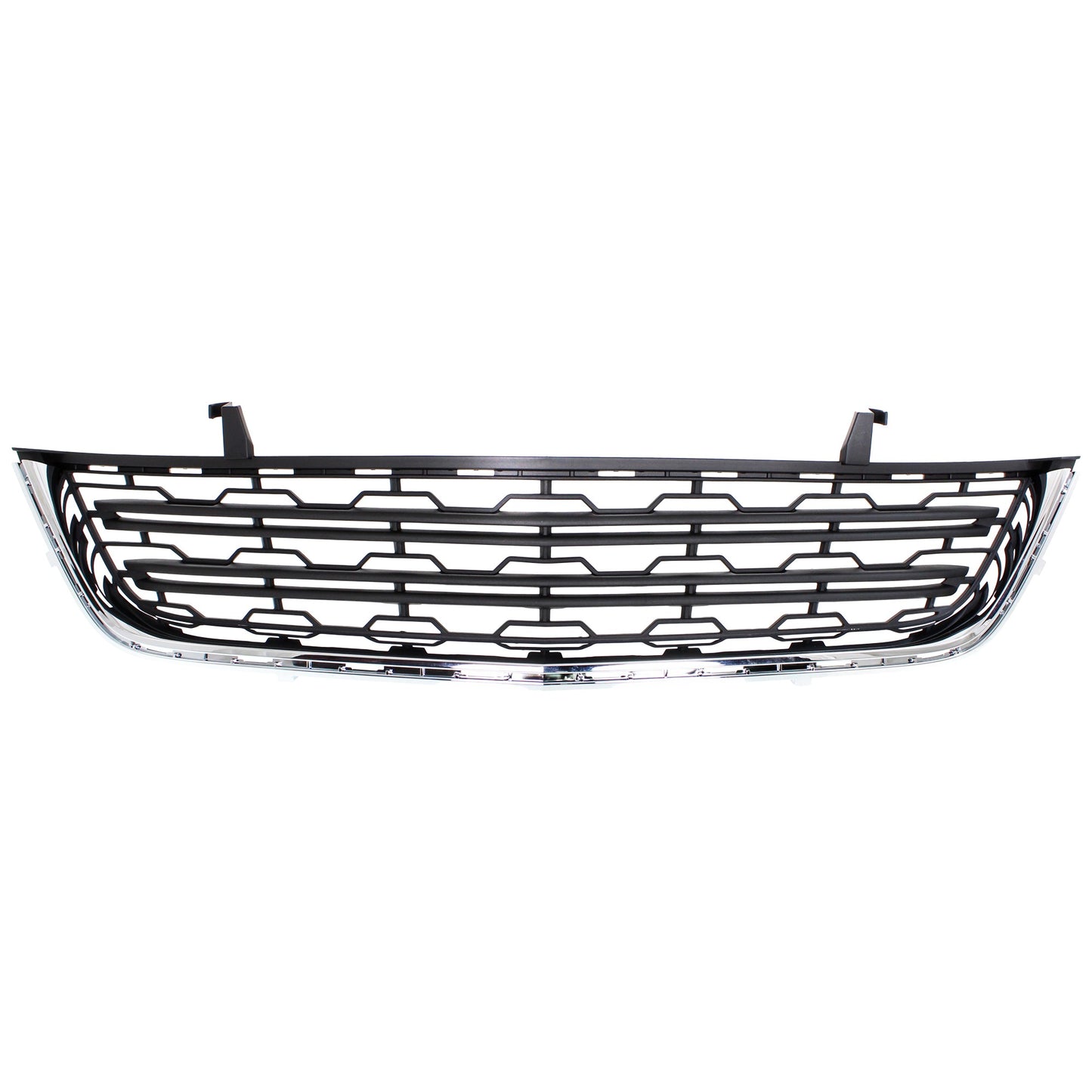 Front Bumper Grille, Textured, With Chrome Molding Trim