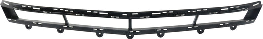 Front, Center Bumper Grille, Textured Black