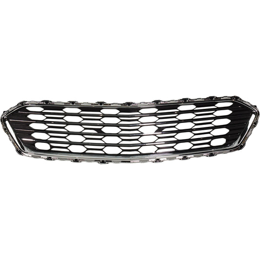 Front, Upper Bumper Grille, Primed CAPA Certified
