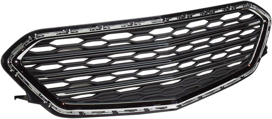Решетка переднего бампера, текстурированная черная, сертифицированная CAPA