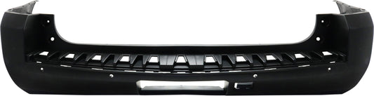 Rear Primed Bumper Cover, With Trailer Hitch And Spare Tire Access Hole, CAPA CERTIFIED