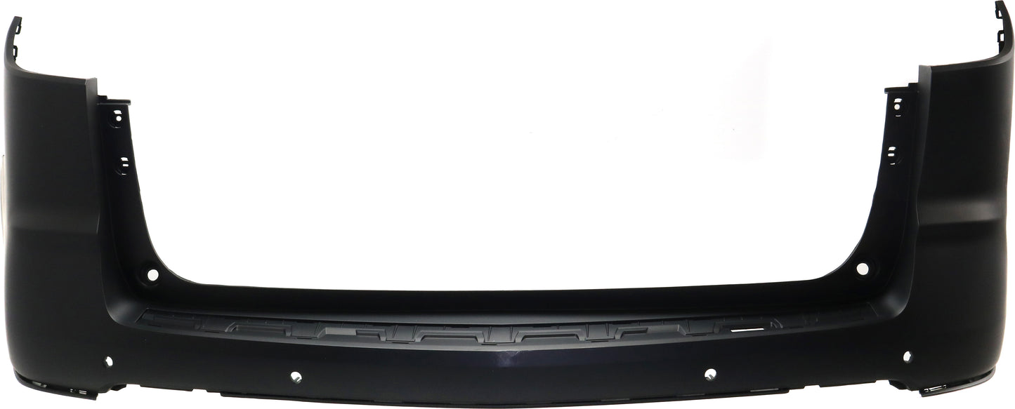 Rear, Upper Primed Bumper Cover, With Parking Aid Sensor Holes CAPA Certified
