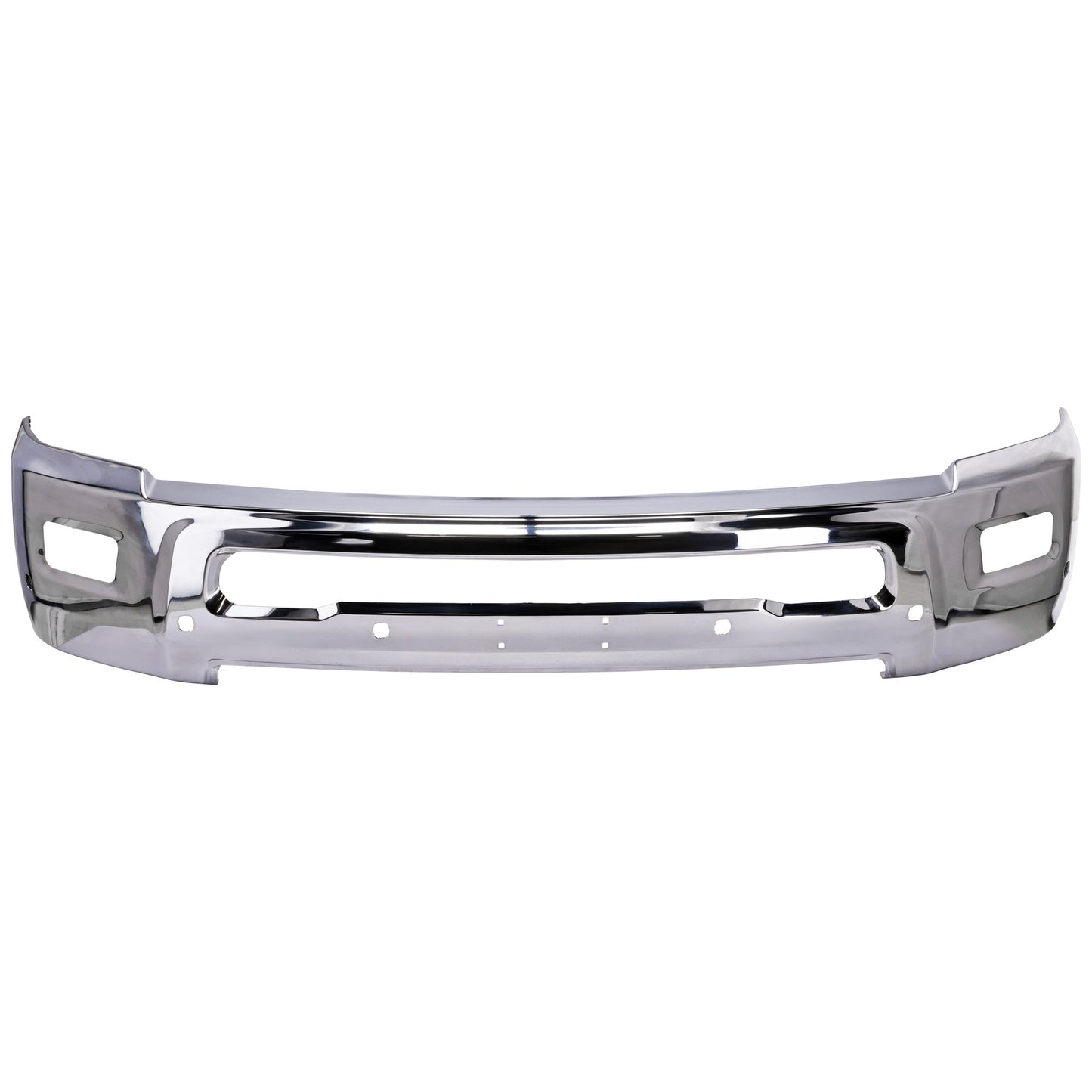 Front Bumper, Chrome, For Models with Fog Lights and Parking Aid Sensor
