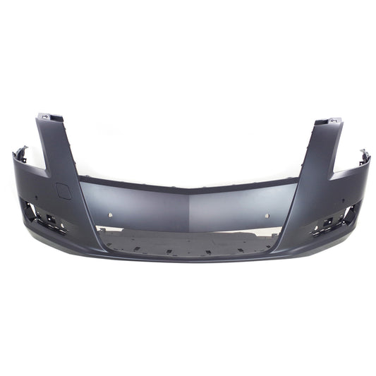 Front Primed Bumper Cover, For Models With Daytime Running Light, Parking Aid Sensor Holes and Parallel Park Assist Sensor Holes, CAPA CERTIFIED