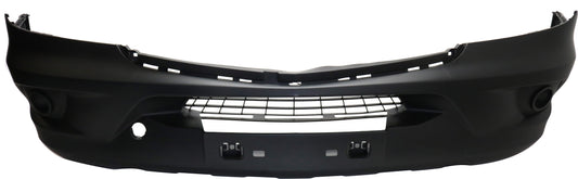 Front Textured Bumper Cover, Without Collision Warning, Headlight Washer, Park Sensor and Fog Light Holes