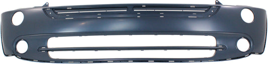 Передняя грунтованная накладка на бампер, базовая модель, для моделей без отверстий под хромированные молдинги и аэродинамического пакета