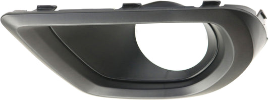 Front, Driver Side Fog Light Trim, Textured Black, 2.5L Engine
