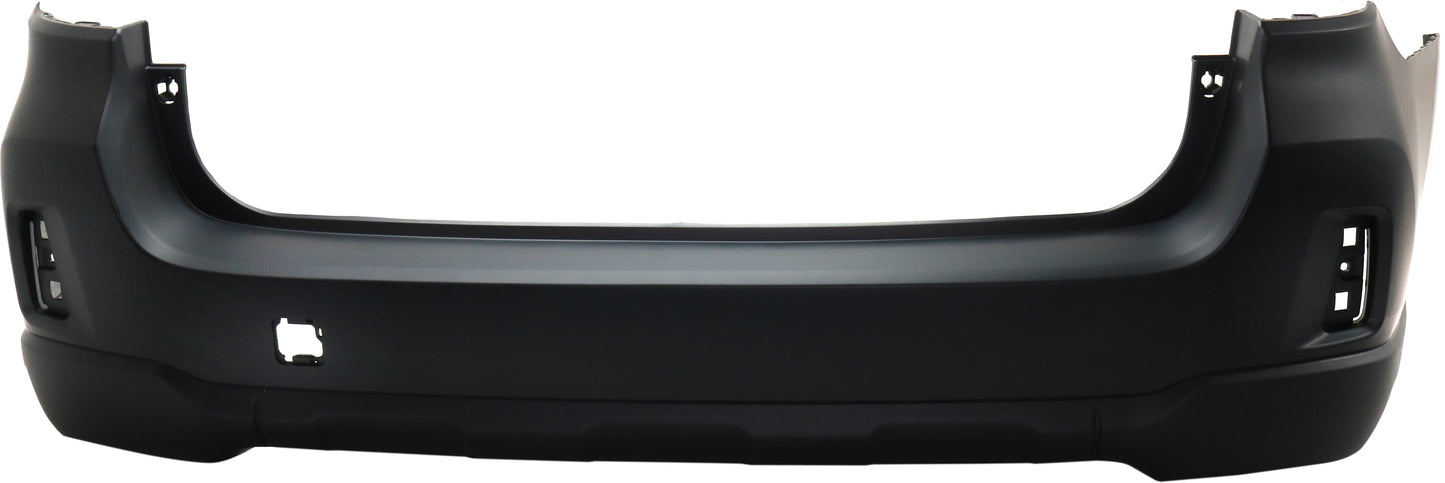 Rear Primed Bumper Cover, Without Parking Aid Sensor Holes, CAPA Certified