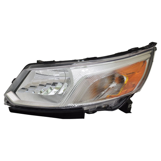 Driver Side Halogen Headlight, With bulb(s), OE Replacement,, CAPA Certified
