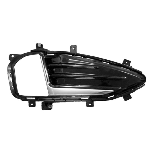 Front, Passenger Side Fog Light Trim, Black