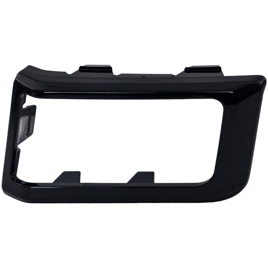 Front, Passenger Side Fog Light Trim, Black