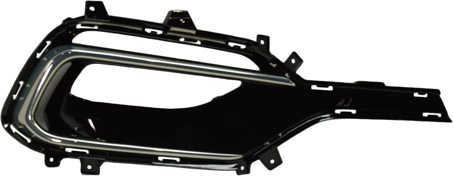 Front, Passenger Side Fog Light Trim, Black