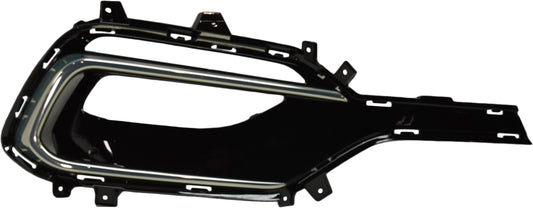 Front, Passenger Side Fog Light Trim, Black
