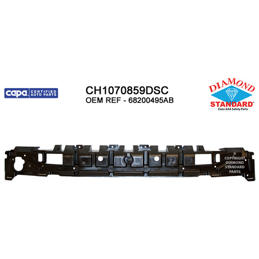 Front Bumper Absorber CAPA Certified