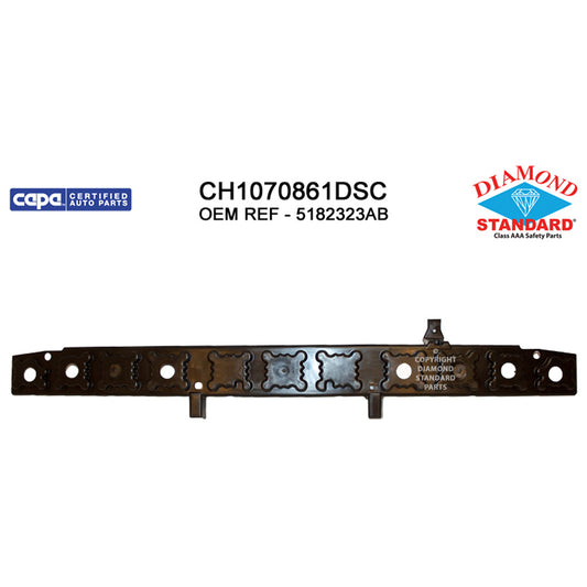 Front Bumper Absorber CAPA Certified