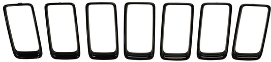 Grille Trim, Center, Painted Gloss Black