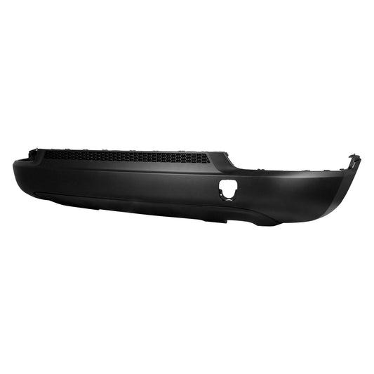 Rear, Lower Textured Bumper Cover, without Mounting Bracket(s), For Models without Park Assist System, Parking Aid Sensor, and Towing Package